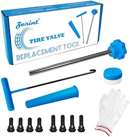 Tire Valve Stem Core Replacement Tool Kit by Zerint
