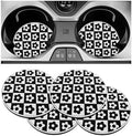 4 PCS Car Cup Coasters, 2.76 Inch Shockproof Auto Cup Holder Insert Coaster by RDXCV