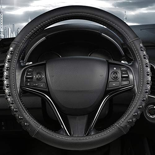 West Llama Microfiber Leather Car Steering Wheel Cover - Image 3
