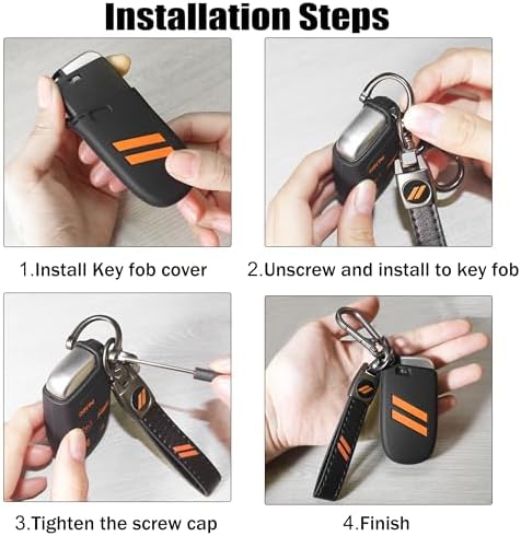 YOSRTER Key Fob Cover with Keychain - Image 7