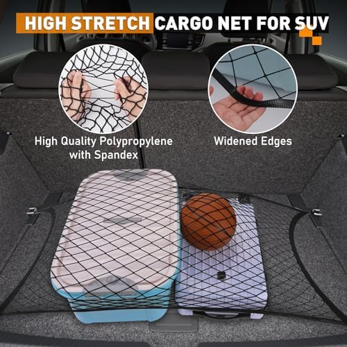 Elastic Cargo Net for SUV, Universal Truck Net Organizer - Image 3