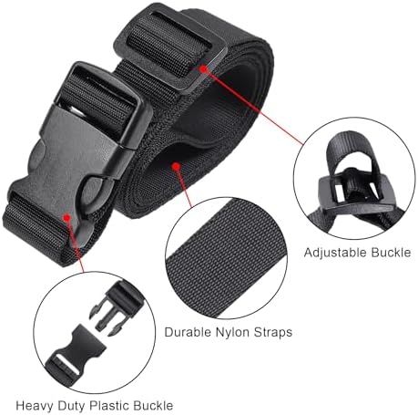 Vigorport Utility Straps Quick Release Nylon Backpack Accessory Bag Strap - Image 2