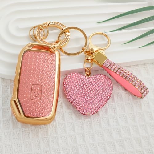 Key Fob Cover with Diamond, Compatible with Kia Cerato Ceed Forte NIRO Sorento - Image 4