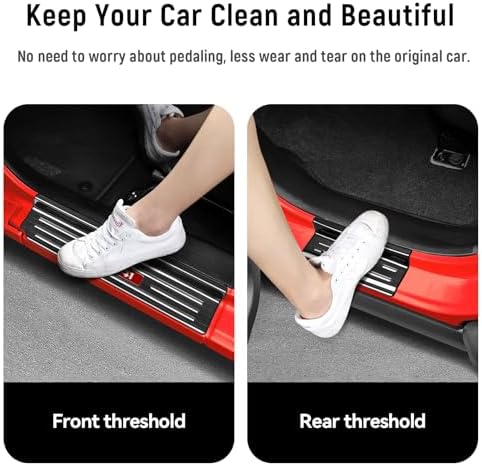 4PCS Door Sill Guards for Jeep 2018-2026 Wrangler JL JLU & 2020-2026 Gladiator - Image 3