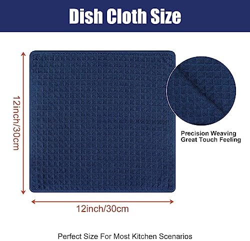 Homaxy Microfiber Waffle Weave Kitchen Dish Cloths, 6 Pack - Image 2