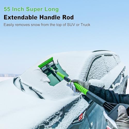 SEAAES 55 Inch Ice Scraper and Snow Brush - Image 2