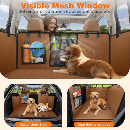 URPOWER Hard Bottom Dog Car Seat Cover - Image 4
