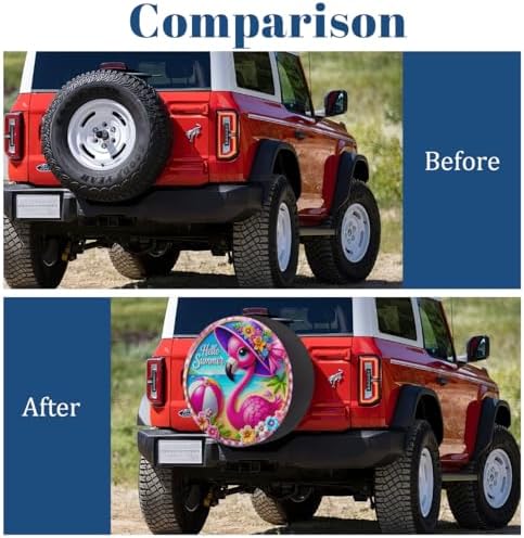 Flamingo Spare Tire Cover Waterproof Dust-Proof Spare Wheel Covers - Image 5