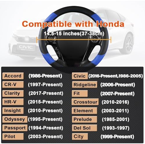 GIANT PANDA Microfiber Leather Steering Wheel Cover - Image 3