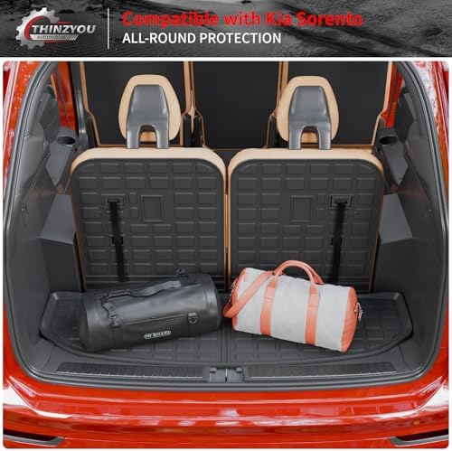 Trunk Mat with Backrest Mat for 2021-2025 2026 Kia Sorento - Image 5