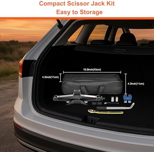 SPECILITE 2.5T Scissor Jack Car Tire Changing Emergency Kit - Image 7