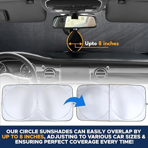 EcoNour Foldable Van Windshield Sun Shade, Reflective Window Cover - Image 5
