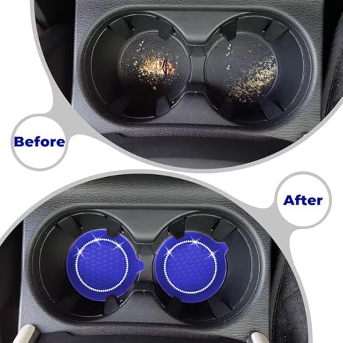 4 PCS Car Cup Coasters, Bling Cup Holder Coaster - Image 6