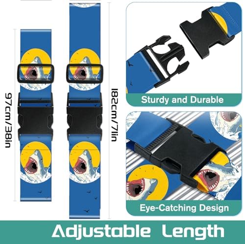 Slohif Luggage Straps for Suitcases Travel Belt Accessories Luggage Connector - Image 2