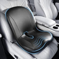 Coverado Car Seat Cushion and Lumbar Support Pillow One Piece, Napa Leather by COVERADOAUTO