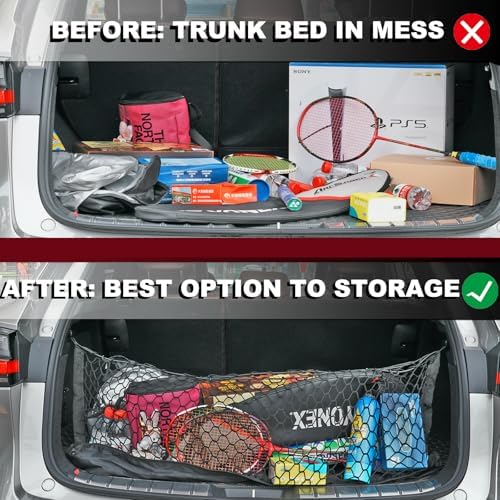 Cargo Net for Ford Maverick Pickup Trunk Car Rear Tailgate Touring Netting - Image 4