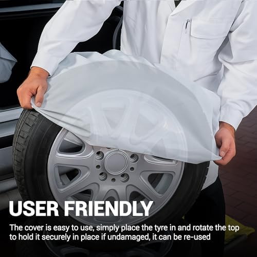 Wuyaoyao 4PCS Tire Covers, HDPE Plastic Tire Bags - Image 4