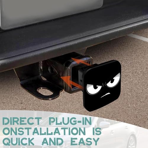 Trailer Hitch Cover, Angry Eyes Tow Hitch Cover - Image 6