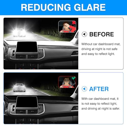 Autorder Dashboard Cover Mat for 2021-2024 Chevrolet Suburban/Tahoe/GMC Yukon - Image 4