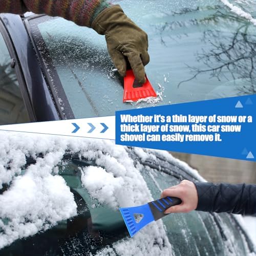 Frienda 48 Pcs Ice Scraper for Car Windshield Plastic Snow Frost Ice Removal - Image 6