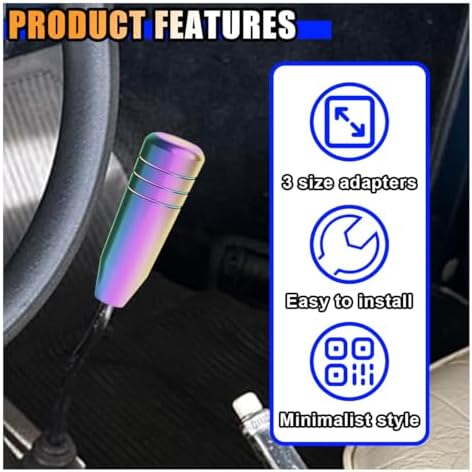 KITUREK 5" Heavy Weighted Shifter Knob, Aluminum Alloy - Image 3