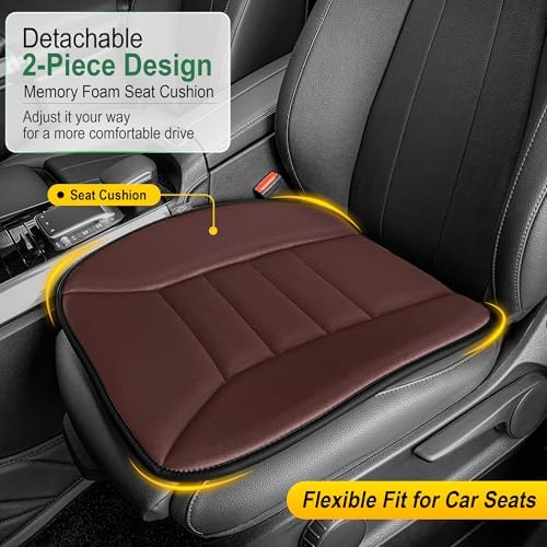 kingphenix 3-Piece Memory Foam Car Seat Cushion Set - Image 3