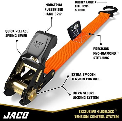 JACO Ratchet Tie Down Straps - Image 3