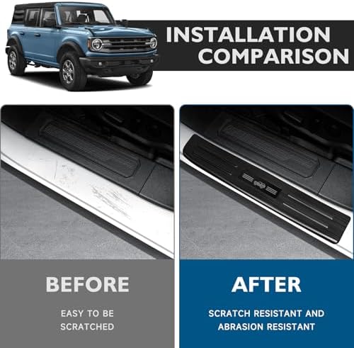 BIBLOZ Stainless Steel Door Sill Protector Compatible - Image 2