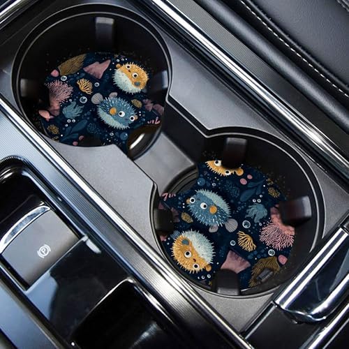 WOCOCN Car Coasters, Cup Holder Coasters by WOCOCN
