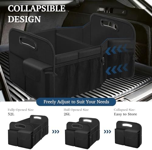 Femuar Car Trunk Organizer-Collapsible Car Storage - Image 4