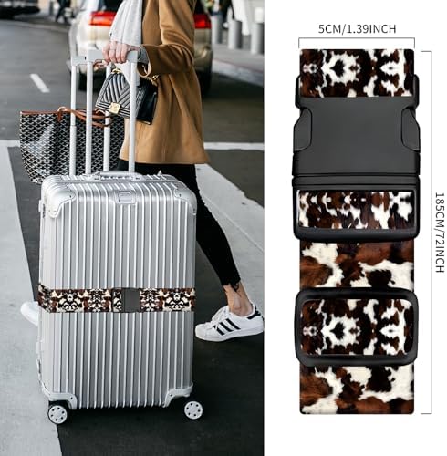 Luggage Straps for Suitcases, Heavy Duty Travel Belt - Image 3