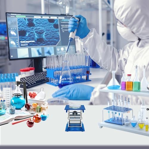 Lab Jack Stand Platform 4" x 4", Mini Laboratory Support Stand Manual Scissor - Image 7