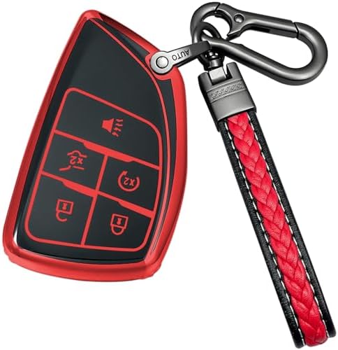for Chevrolet Key Fob Cover, TPU Protective Key Case by Yonmcfn