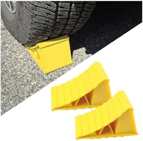 Wheel Chocks for Trailer 2 Pack, Non-Slip Heavy Duty Wheel Chocks for Parking by VKQTS