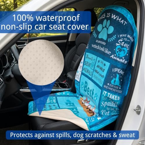 Waterproof Car Seat Cover for Front Seats, Protector for Cars SUVs Trucks - Image 2