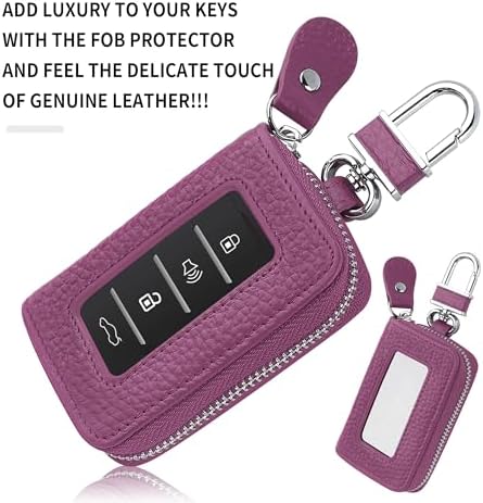 Car Key Fob Case for Replacing Old Key Fob Cover, Genuine Leather Car Key Case - Image 4