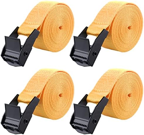 TRIWONDER Cinch Tie Down Strap Lashing Straps Heavy Duty Nylon Straps by TRIWONDER