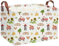 Cute Basket Farm Baskets for Home Decor Basket Rectangular Storage Bin by DDBASKET