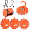 AK LED Road Flares Rechargeable Safety Flashing Warning Light Roadside by AK