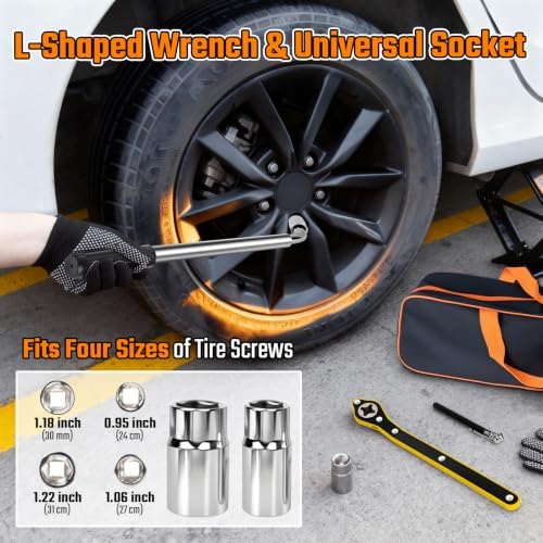 Scissor Jack Car Jack Kit, 2.5 Ton - Image 4
