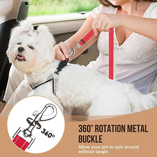 SlowTon Dog Seat Belt for Car, 2 Pack Dog Car Harness Seatbelt - Image 4