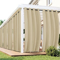 Outdoor Curtains for Patio Waterproof 6 Panels, Porch Sun Shade by RichSets