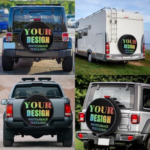 Custom Name Spare Tire Cover Dust-Proof Wheel Protector - Image 5