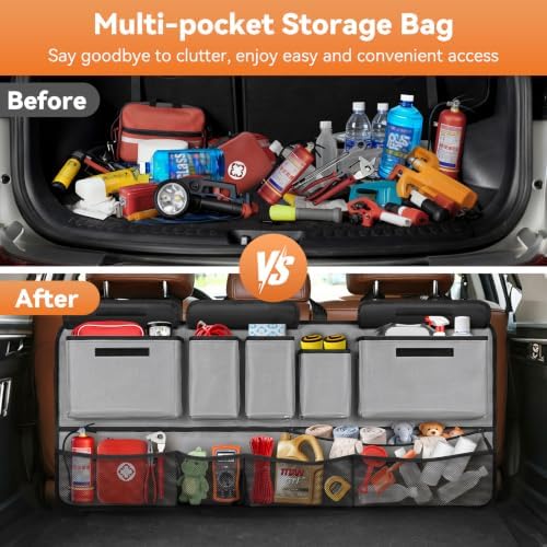 Trunk Organizer for SUV, Car Organizers and Backseat Hanging Storage - Image 2