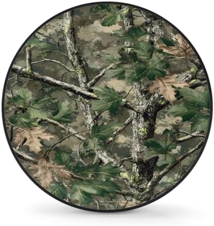 Camouflage Green Spare Tire Cover Dust-Proof Wheel Protector by Unknown