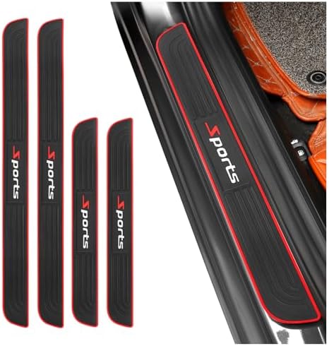 4PCS Car Door Sill Protector, Anti-Scratch & Waterproof Car Door Sills Scratch by KIFIDAN