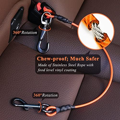 VIVAGLORY Dog Seatbelt Tuffbelt Dog Car Harness - Image 2