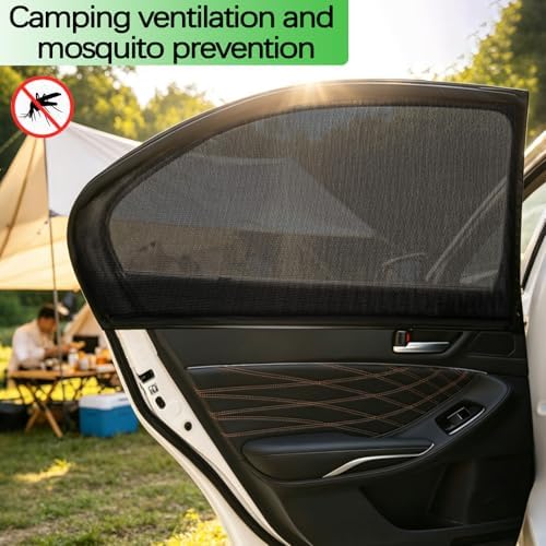 2-Pack 42.5"x21.5" Car Rear Window Sunshades, Car Window Shade Suitable - Image 2
