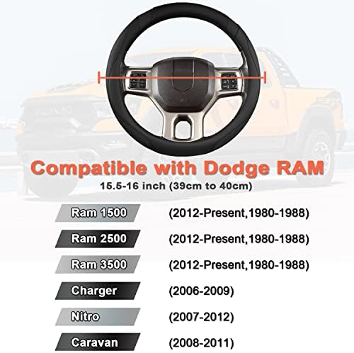 West Llama Customized Auto Car Steering Wheel Cover - Image 2
