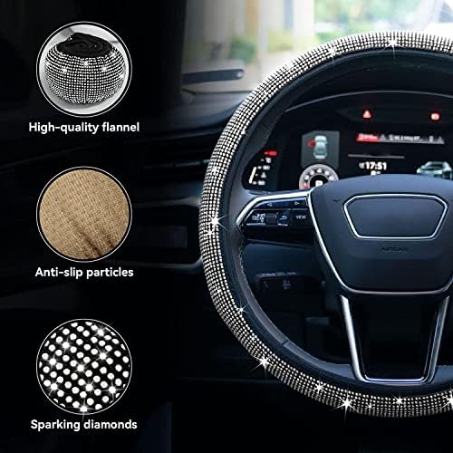 Bling Rhinestone Steering Wheel Cover - Image 4